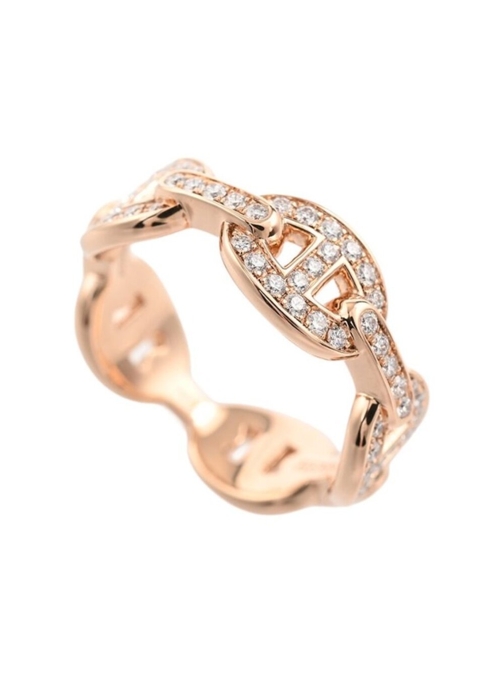 Hermes Ring Chaine D'ancre Enchainee PM